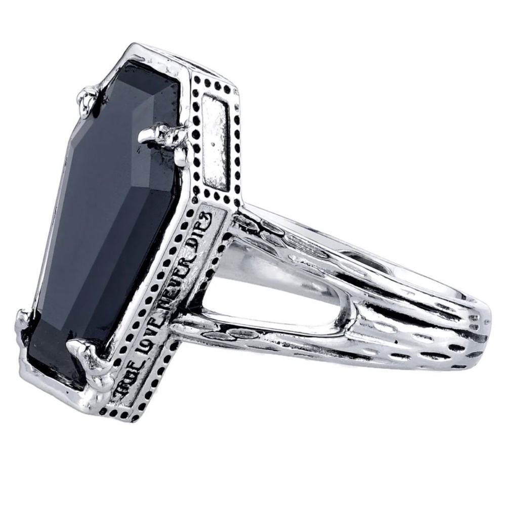 Disney X RockLove THE NIGHTMARE BEFORE CHRISTMAS True Love Never Dies Ring - Picture 3 of 3